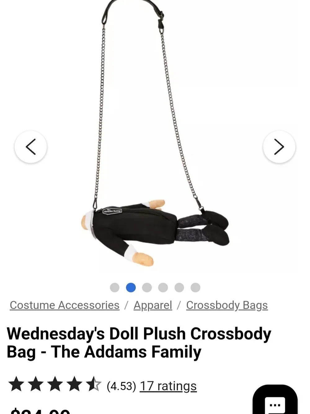 The Addams Family Crossbody - Black & Tan Doll Style